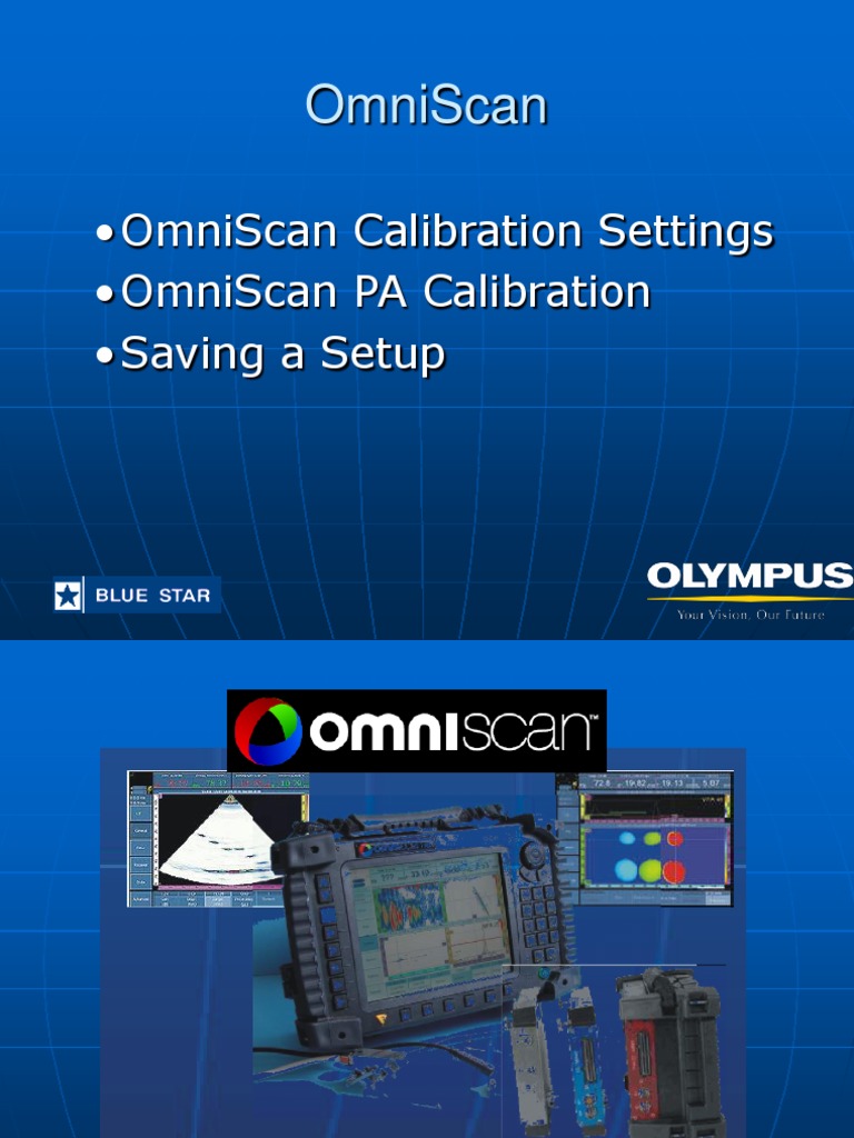 OmniScan Calibration Guide | PDF | Calibration | Atomic