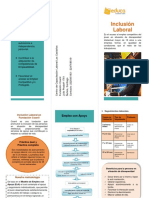 Triptico Inclusión Laboral