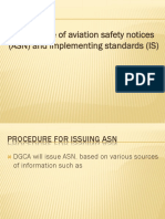 Aviation safety notices and standards