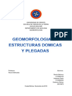 Geomorfologia en Estructuras Domicas y Plegadas