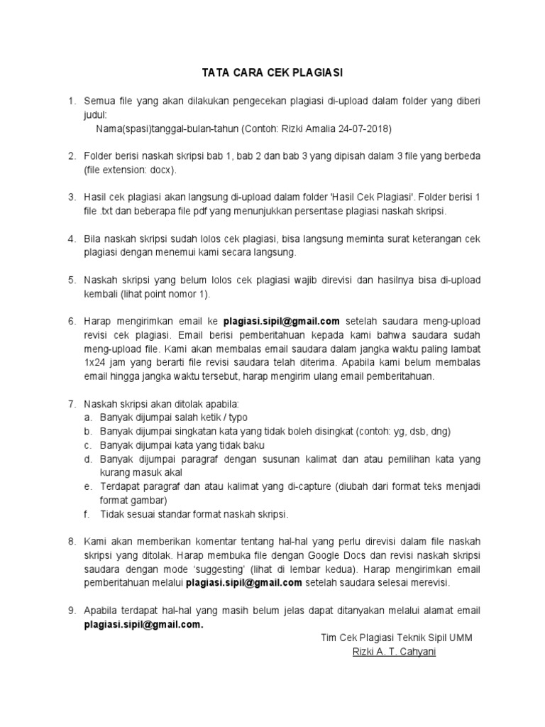 Contoh Revisi Skripsi - Ide Judul Skripsi Universitas