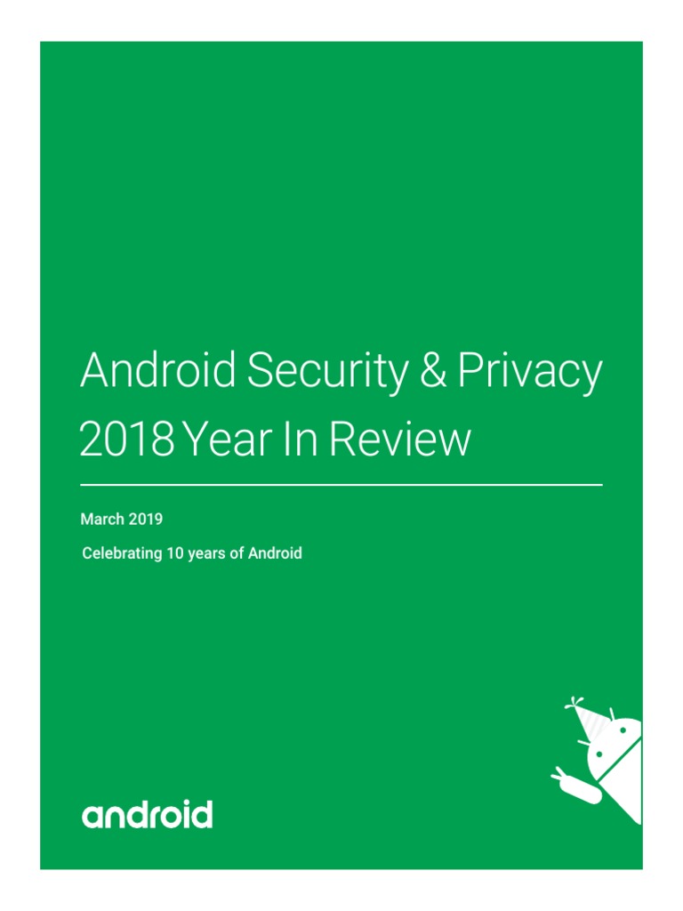 Android Security 2018 Overview Report | PDF | Google Play | Android ...