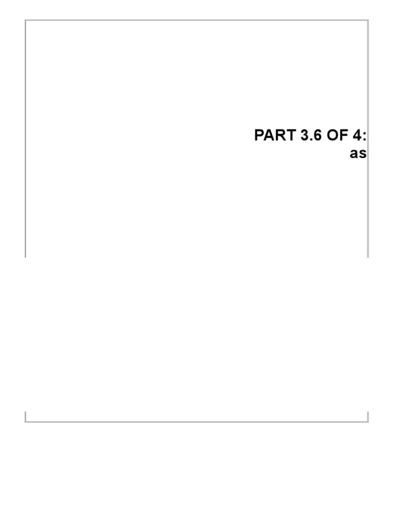 Part 3.6 Overview and Analysis | PDF