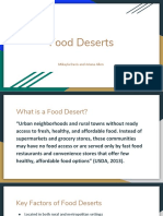 Food Deserts: Mikayla Davis and Ariana Allen