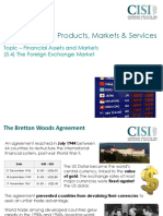 3 The Foreign Exchange Market