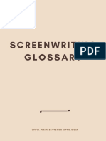 Screenwriting Glossary