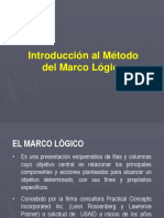 Introducción al Método del Marco Lógico (ML