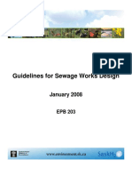 Guidelines For Sewage Works Design: January 2008