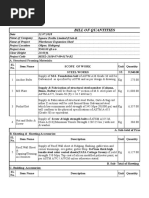Structural Steel Bill of Quantities | PDF