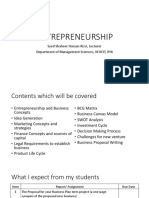 1. Entrepreneurship Process