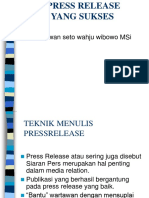 Tips Press Release