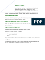 Print Star Pyramid Patterns in Python