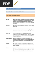 Glossary of Insurance Terms A-Z