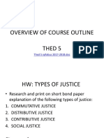 Vales Virtues Type of Justice