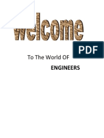 To The World OF Engineers