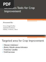 Genomic Tools For Crop Improvement