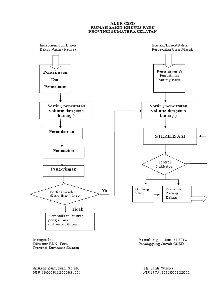Alur CSSD | PDF