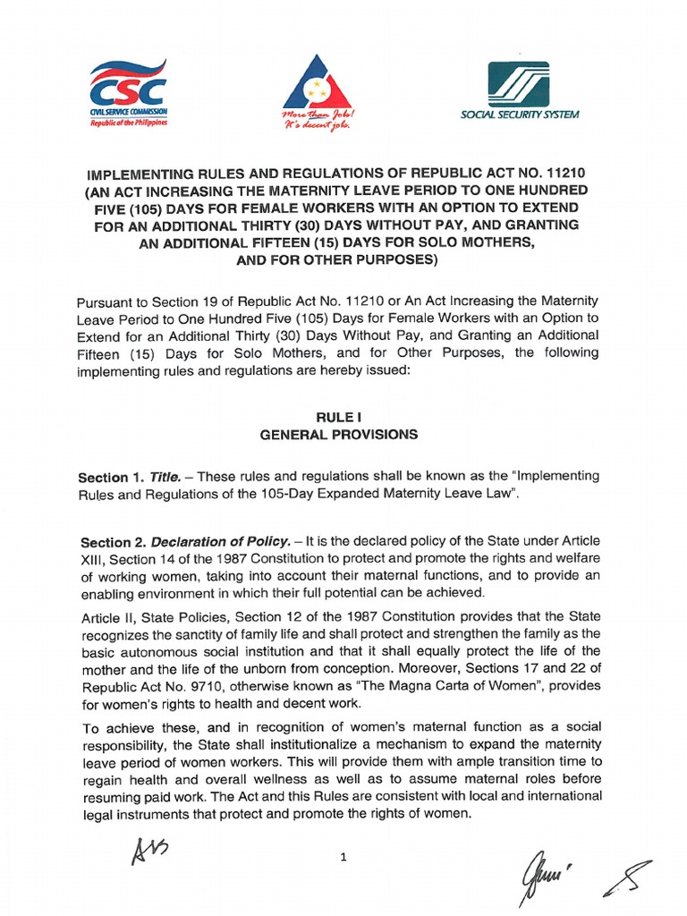 Irr Ra 11210 | PDF