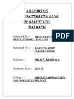 Raj Bank Ratio Analysis PDF