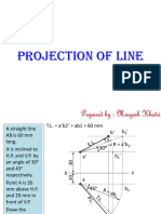 Projection of Line