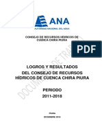 Logros Crhc Chira Piura 2011-2018