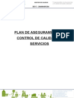 Plan de Aseguramiento de La Calidad