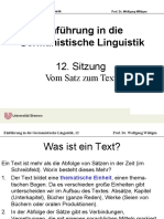 Einführung in Die Germanistische Linguistik12-Textlinguistik