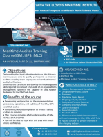 Maritime Auditor Training Course (ISM, ISPS, MLC) PDF