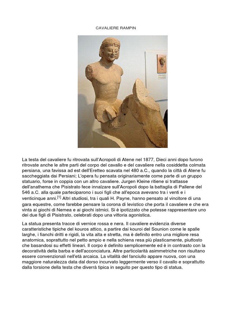 Cavaliere Rampin | PDF