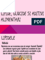 Lipide, Glucide Si Aditivi Alimentari