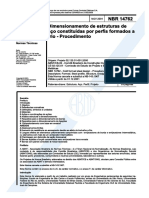 30 - NBR14762-Perfis Formados A Frio PDF
