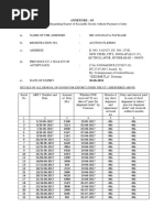 Annexure - 63: Details of All Remoal of Goods For Export Under The Ut-1 Reeferred Above