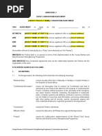 YWG ANNEX C Consortium Agreement Template