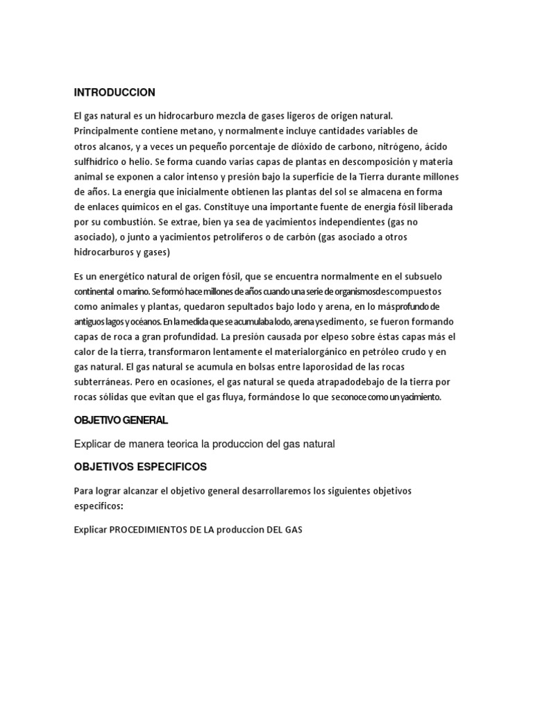 Gas Natural en Bolivia Danieling | PDF | Depósito de petróleo | Gas natural