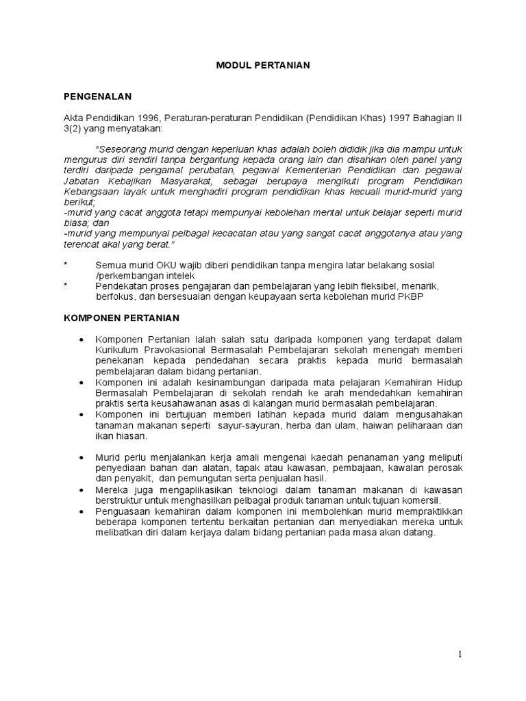 Modul Pertanian Pdf