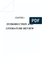 Introduction and Literature Review