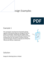 Design Examples for Structural Joints and Wood Panels