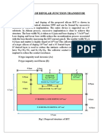 Structure of Bipolar Junction Transistor