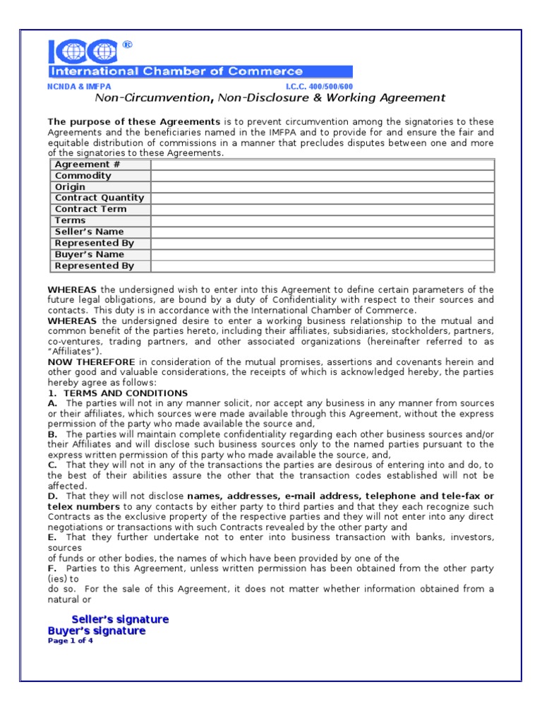 non-circumvention-non-disclosure-working-agreement-pdf-non-disclosure-agreement-private-law
