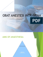 Effects and Uses of Common Intravenous Anaesthetics