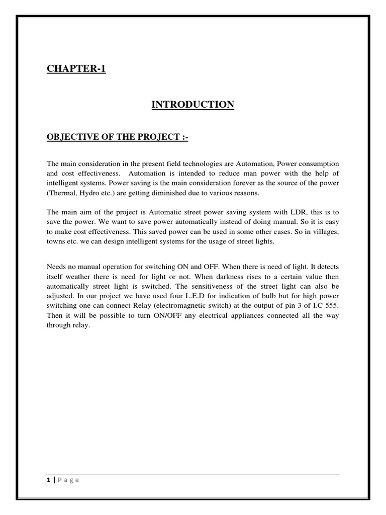 Smart Street Light System Pdf Pdf Relay Capacitor