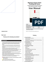 User Manual: Maximum Power Point Tracking ML Series