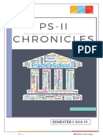 PS Ii Chronicles - Sem I - 2018-2019 PDF