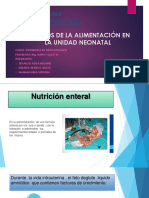 Aspecots Nutricionales Del Prematuro