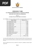 2019 Precios Tasas Cordoba - Municipalidad PDF