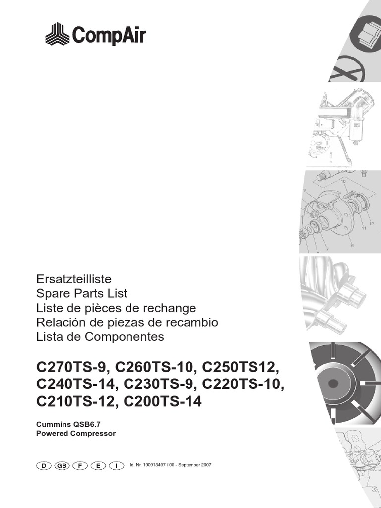 C270TS-9 Partes Cummins SB6.7 | PDF | Vehicle Parts | Machines C270TS-9 Partes Cummins SB6.7 | PDF | Vehicle Parts | Machines
