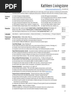 Kathleen Livingstone Resume/CV 2019