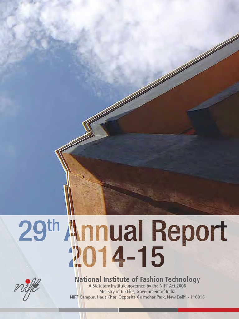 NIFT Annual Report 2014-15 Overview | PDF