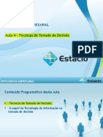 Aula 04 Inteligência Empresarial - EAD - ESTÁCIO