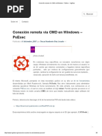 Conexión Remota Vía CMD en Windows - PsExec - IngDiaz